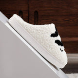 HALLOWEEN BAT EMBROIDERED COTTON SLIPPERS_CWSHS0763