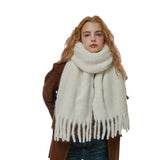 GRADIENT LOOP YARN TASSEL SCARF FOR WINTER_CWASC2354