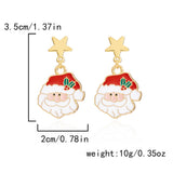 NEW CHRISTMAS BELL ASYMMETRICAL EARRINGS_CWAJE2388