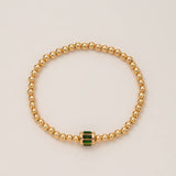 BEAD BIRTHSTONE BRACELET DECEMBER ZIRCON CHARM_CWMM6959