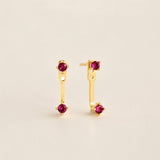 MOTHERS DAY VINTAGE BIRTHSTONE STUD EARRINGS_CWAJE5102