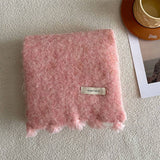 SOFT KNIT SCARF THICK TASSEL WINTER WARM WRAP_CWASC2292