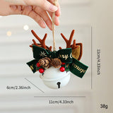 MIXED CHRISTMAS BELLS ANTLERS BOWS PINECONE DECOR_CWMM9786