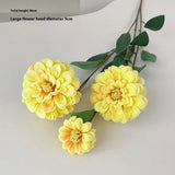 FAUX LONG STEM MARIGOLD PEONY FLOWER FOR DECOR_CWMM6591