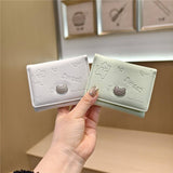 Cute Embossed Cat Candy Color Mini Wallet_Cwab06219
