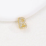 Tiny Zirconia Pendant 26 Letters Necklace_Cwmm5863