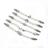 FASHION MOTHER OF PEARL PENDANT SHAWL CLIP_CWMM2192