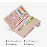 CLASSIC FASHION WOMENS LONG WALLET_CWAB1646