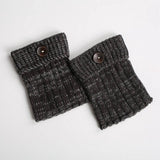 Winter Knee Pads Diamond Grid Plus Fleece Socks_Cwms0761