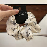RETRO FRENCH STYLE FRESH FLOWER HAIR SCRUNCHIES_CWAHA1722
