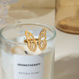 EUROPEAN AND AMERICAN SMOOTH BUTTERFLY OPEN RING_CWAJE1878