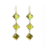 FASHIONABLE ABALONE DIAMOND TASSEL EARRINGS_CWMM4341