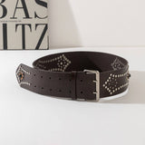 FASHION STUDDED RHINESTONE WESTERN BELT FOR JEANS_CWABE1226