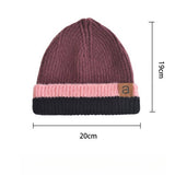 2 6 YEARS OLD LETTER LOGO KNITTED HAT_CWAH2067