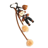 CUTE SPLIT GIRL DOLL KEYCHAIN WITH HEART CHARM_CWMM7829
