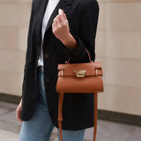 SOFT LEATHER FASHIONABLE COMMUTER HANDBAG_CWAB2623