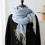 STYLISH LEOPARD TASSEL SCARF WOMEN S WINTER_CWASC2758