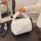 NEW PORTABLE LARGE CAPACITY PLUSH COSMETIC BAG_CWAB4426