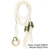 HANDMADE BRAIDED DOUBLE LAYER WAIST BELT SSCWMM6414