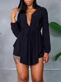 Sun Protection Solid Tie-Up Cardigan & Shorts Set