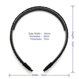 CLASSIC FRENCH PUTRIPLE WEAVE DOUBLE COMB HEADBAND_CWAHA6338