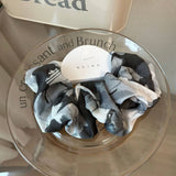 NEW RETRO GENTLE FLOWER HAIR SCRUNCHIES_CWAHA1742