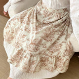 Waterproof Half-Length Solid Color Cotton Apron_Cwmm5824