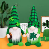 ST PATRICKS DAY FACELESS GNOME ORNAMENT_CWMM3434