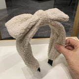 AUTUMN AND WINTER SIMPLE BOW HEADBAND_CWAHA2569