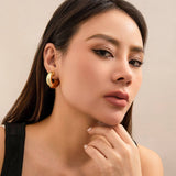 MINIMALIST AND PERSONALIZED MAILLARD RETRO EARRING_CWAJE1144