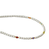 PEARL COLORED REAL STONE CRYSTAL BEADED NECKLACE_CWAJE2118