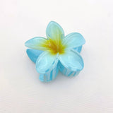 Cwasc1691_Fashion Claw Color Flower Hair Clip Shark Clip