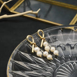 NEW RETRO SIMPLE NATURAL PEARL EARRINGS FOR WOMEN_CWAJE3820