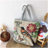 LARGE CAPACITY ETHNIC STYL CANVAS SHOULDER TOTE BAG_CWAB1670