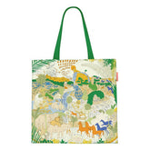 ANIMAL PARTY CANVAS TOTE WITH ELEPHANT LION_CWAB5133