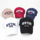 SOFT TOP BASEBALL CAP EMBROIDERED LETTER SUN HAT CWAH1535