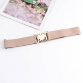 LOVE ALLOY ELASTIC BAND ELASTIC WOVEN CANVAS BELT_CWABE0680