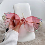 Women Fashionable Anti-Uv Rhinestone Sunglasses_Cwasg0189