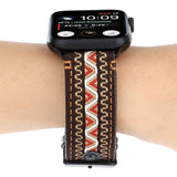APPLE WATCH IWATCH9 ETHNIC STYLE LEATHER STRAP_CWWW0059