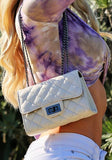 Diamond Pattern Quilted Purse Shoulder Bag_Cwab007-B20331
