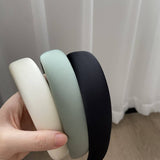 RETRO HIGH END PURE COLOR SIMPLE HEADBAND_CWAHA2851