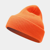 SIMPLE WOOL KNITTED HAT_CWAH1585