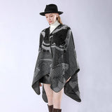 SMALL NEW FASHION FISH PATTERN WARM SHAWL_CWMM2100