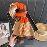 NEW WINTER PLAID SCARF FOR WOMEN WARM VERSATILE_CWASC0592