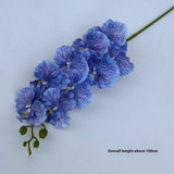 Vintage 9-Head Silk Butterfly Orchid Stem_Cwmm6507