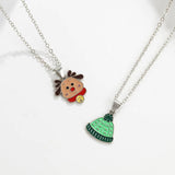 Christmas Cartoon Pendant Necklace_Cwaje2156