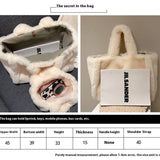 PLUSH FUR HANDBAG WOMEN CROSSBODY TOTE_CUAB00593