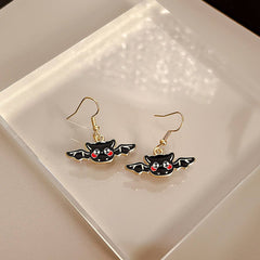 HALLOWEEN DARK OWL EARRINGS_CWAJE1848