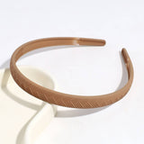 SIMPLE SOLID COLOR THIN TWILL HEADBAND_CWAHA2325
