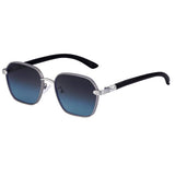 SQUARE FRAME IMITATION WOOD GRAIN TEMPLESUNGLASSES_CWASG0563